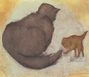 Kat en kitten